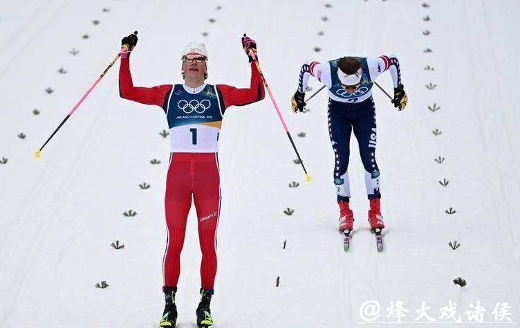 越野滑雪：挪威名将克莱博收获本届冬奥会个人第二金